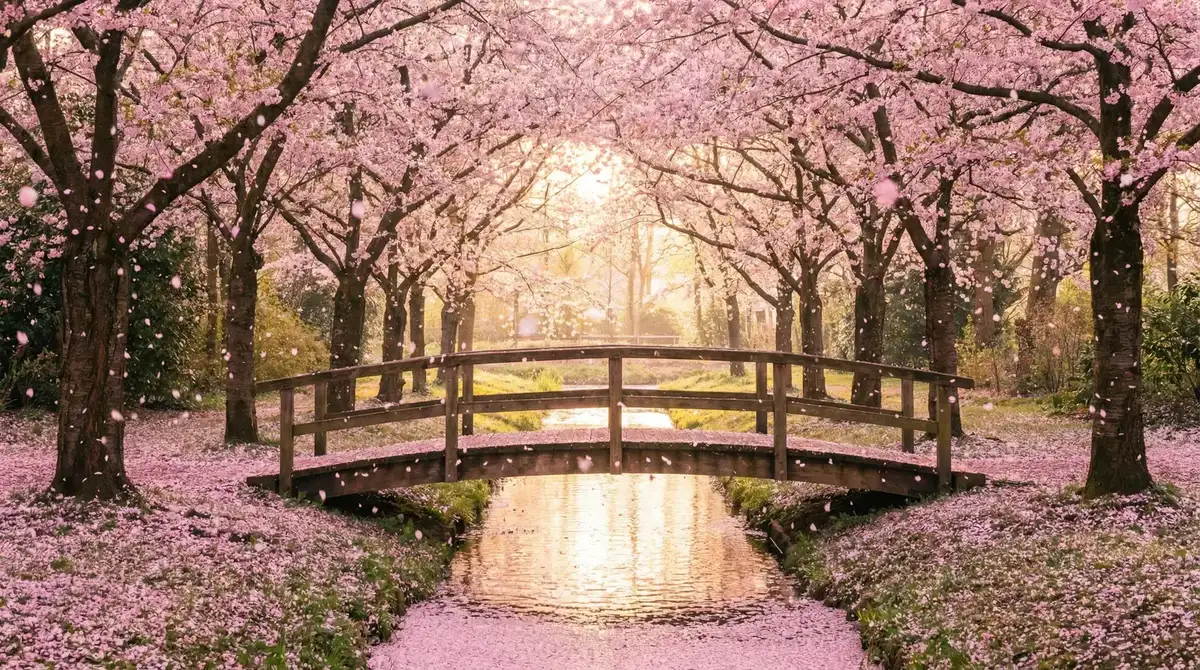 樱花桥畔 - 拆弹雄心 唯美风景